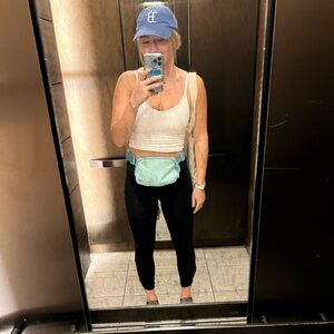 Free People White Workout Tank